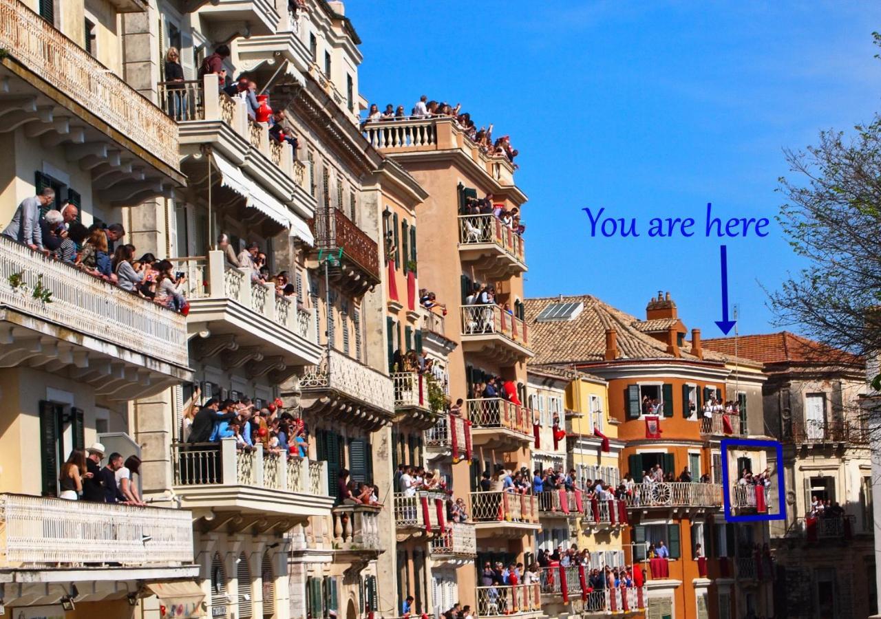 Ideally Situated Corfu Old Town Apartment Luaran gambar